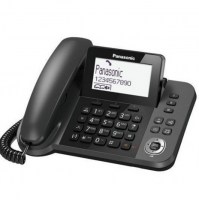 Проводной телефон Panasonic KX-TGF310RUM (база dect без радиотрубки)